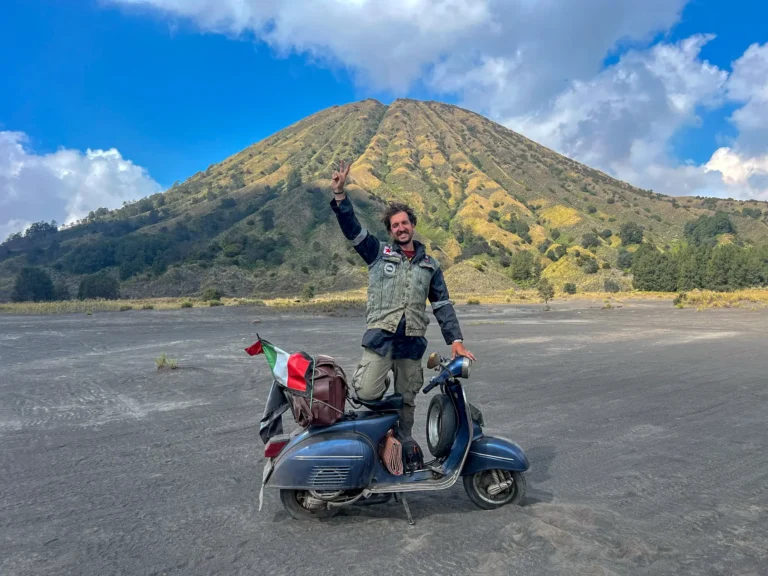 Vespa World Travel, Bromo Volcano, Indonesia