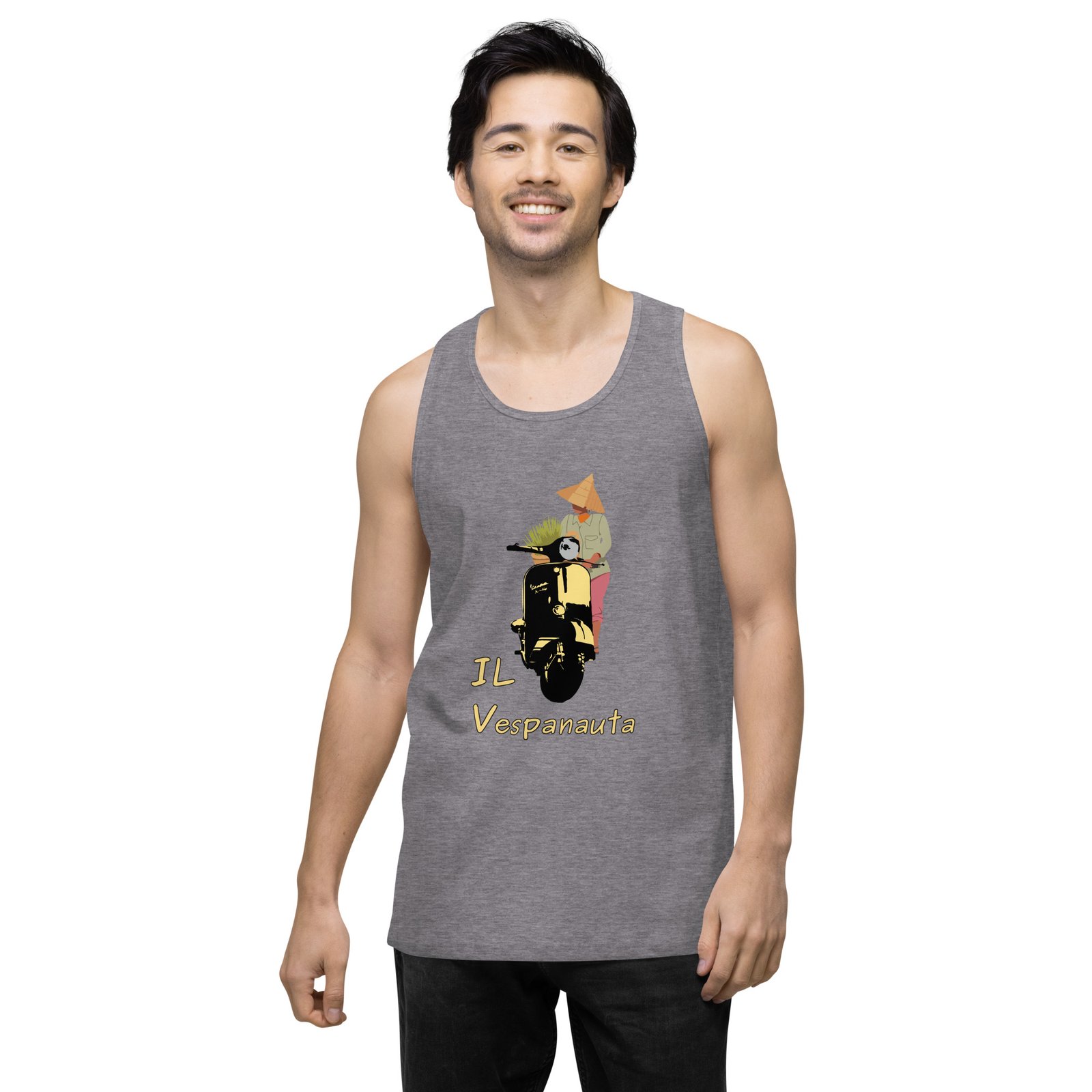 Asian Farmer - Premium Tank Top - Image 23