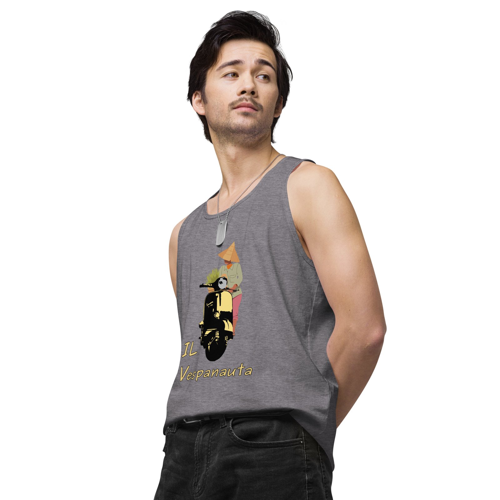 Asian Farmer - Premium Tank Top - Image 25