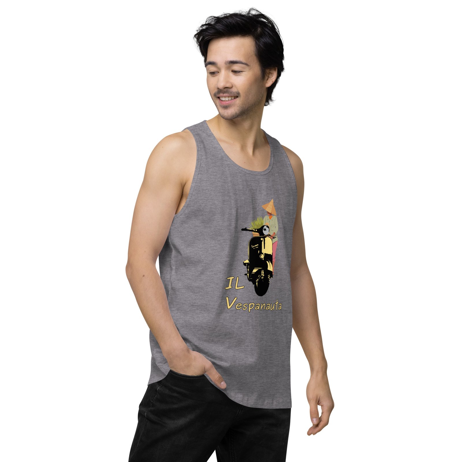 Asian Farmer - Premium Tank Top - Image 24