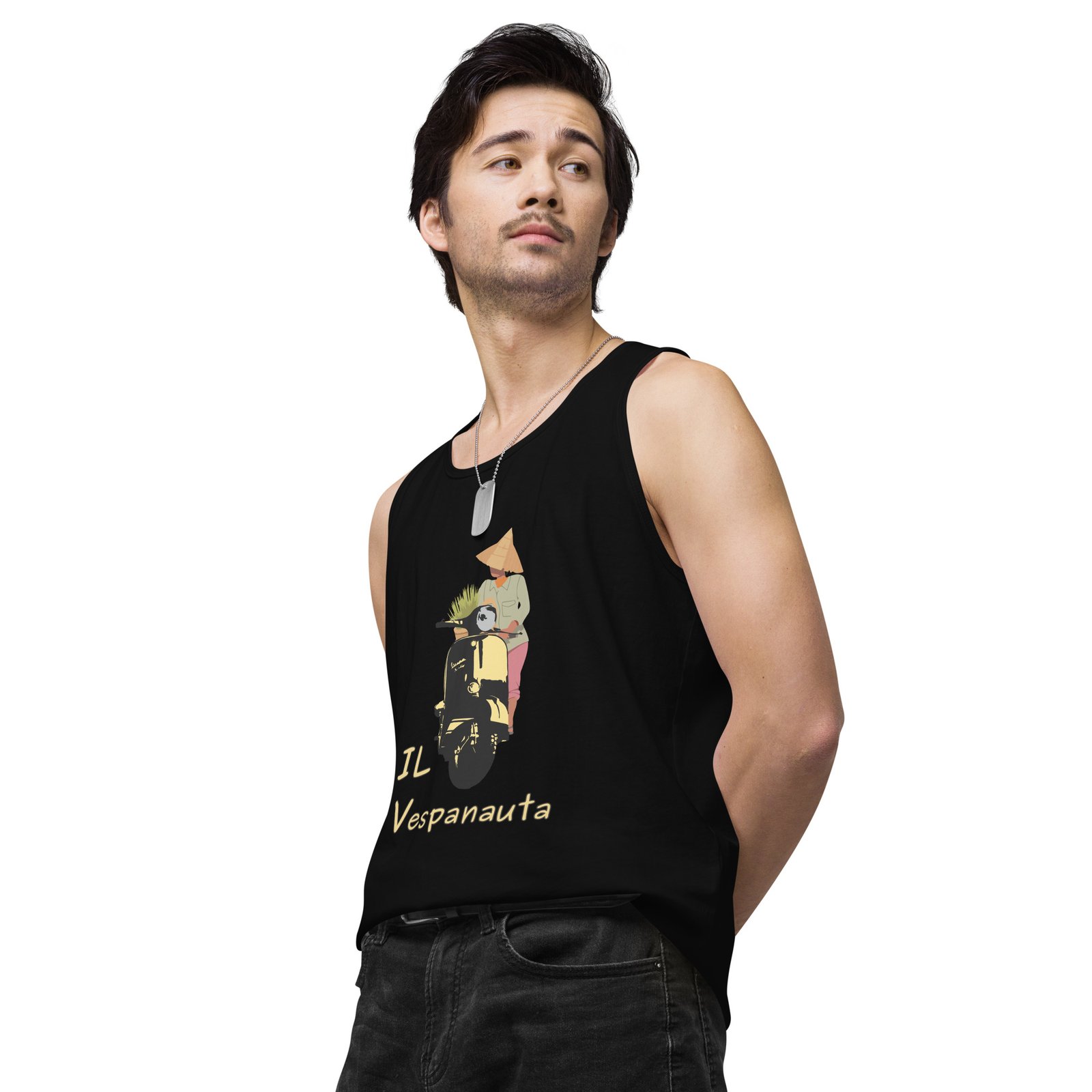 Asian Farmer - Premium Tank Top - Image 5