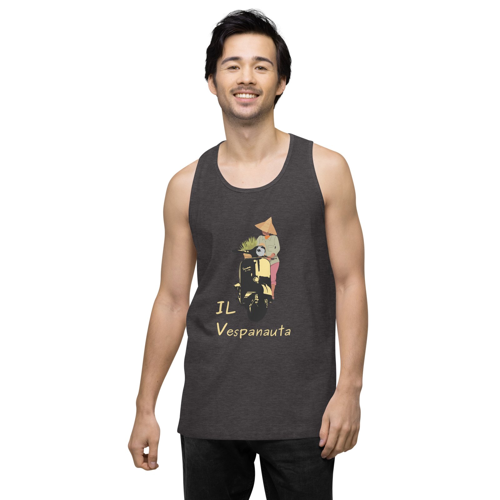 Asian Farmer - Premium Tank Top - Image 11