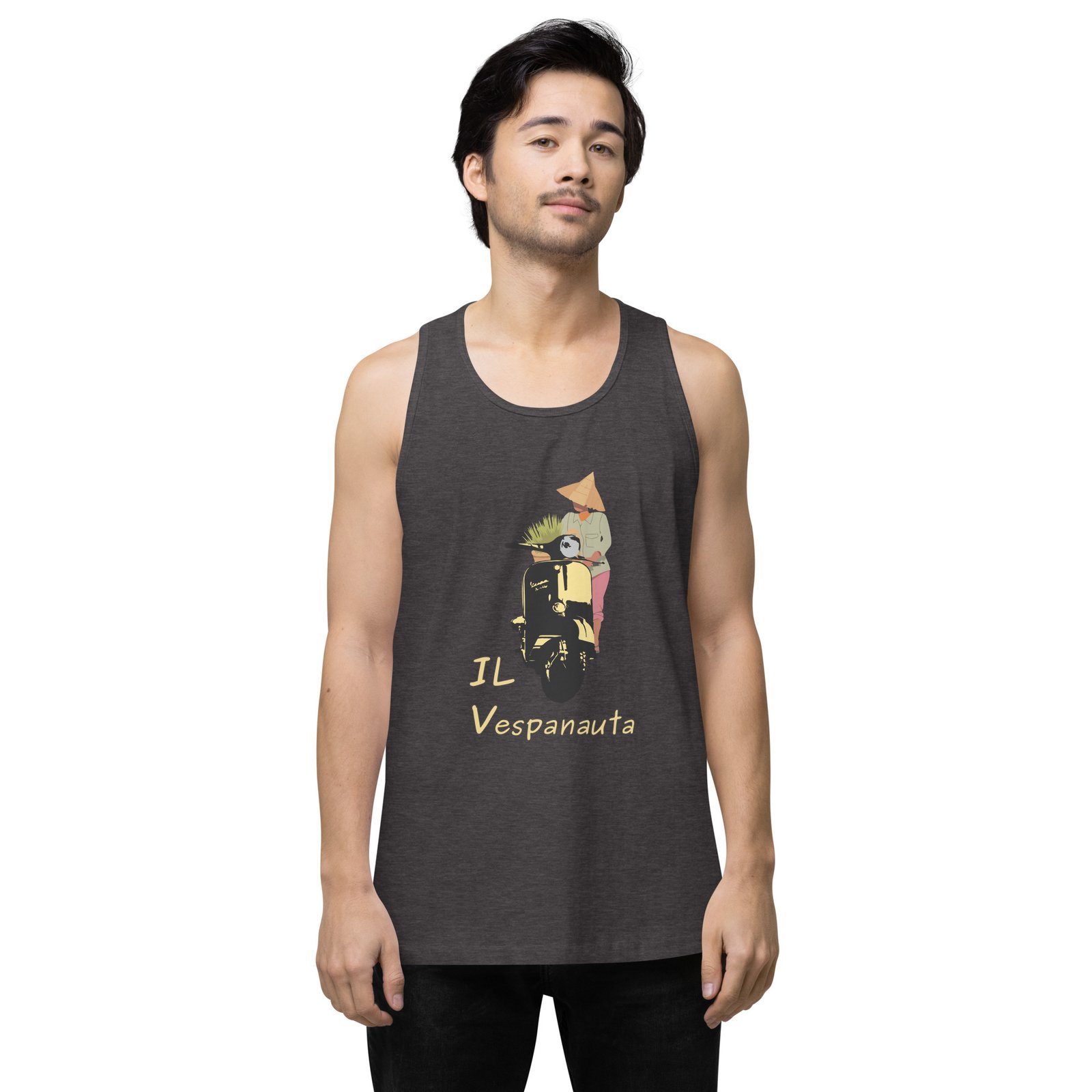 Asian Farmer - Premium Tank Top - Image 10