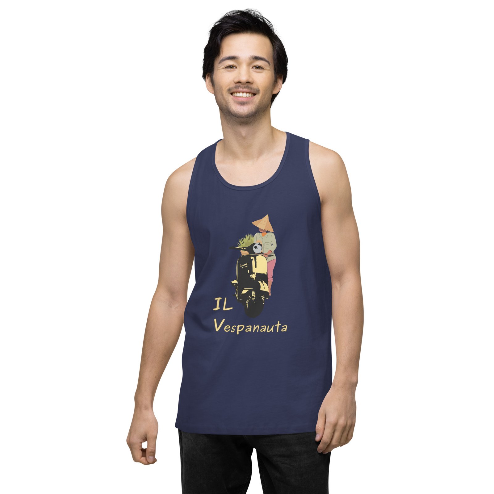 Asian Farmer - Premium Tank Top - Image 15