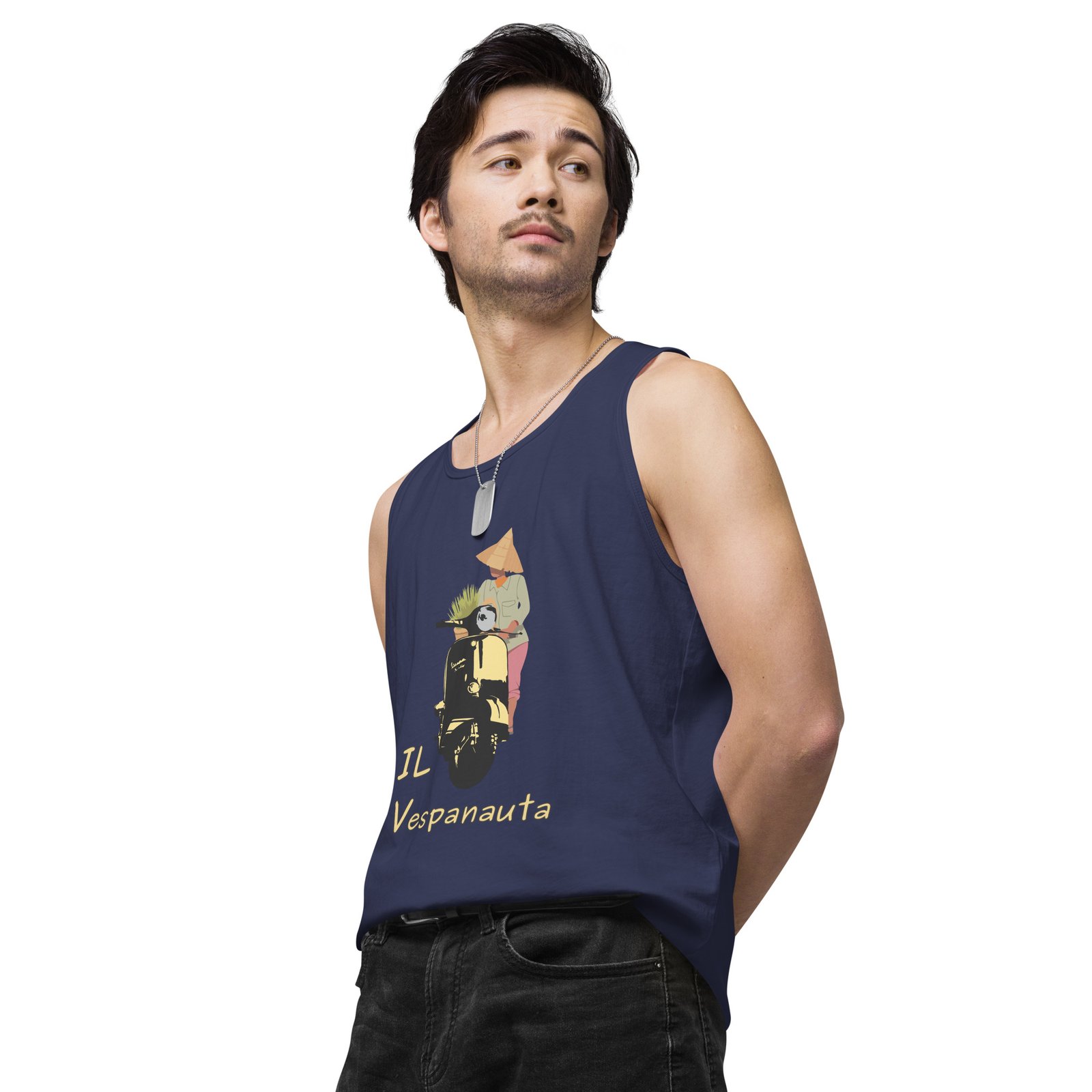 Asian Farmer - Premium Tank Top - Image 17