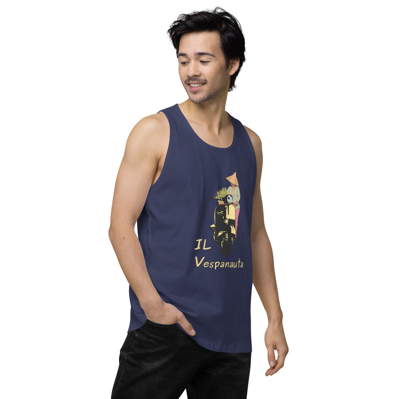 Asian Farmer - Premium Tank Top - Image 16