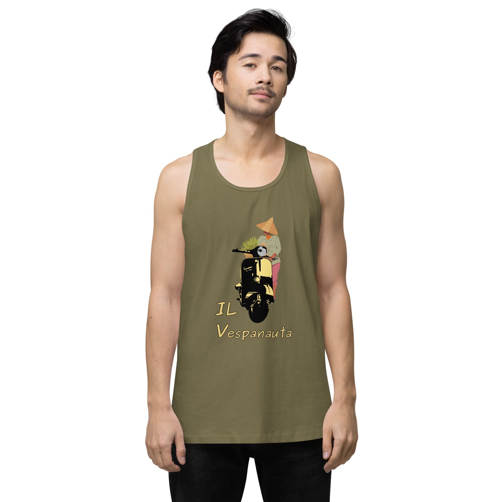 Asian Farmer - Premium Tank Top - Image 18