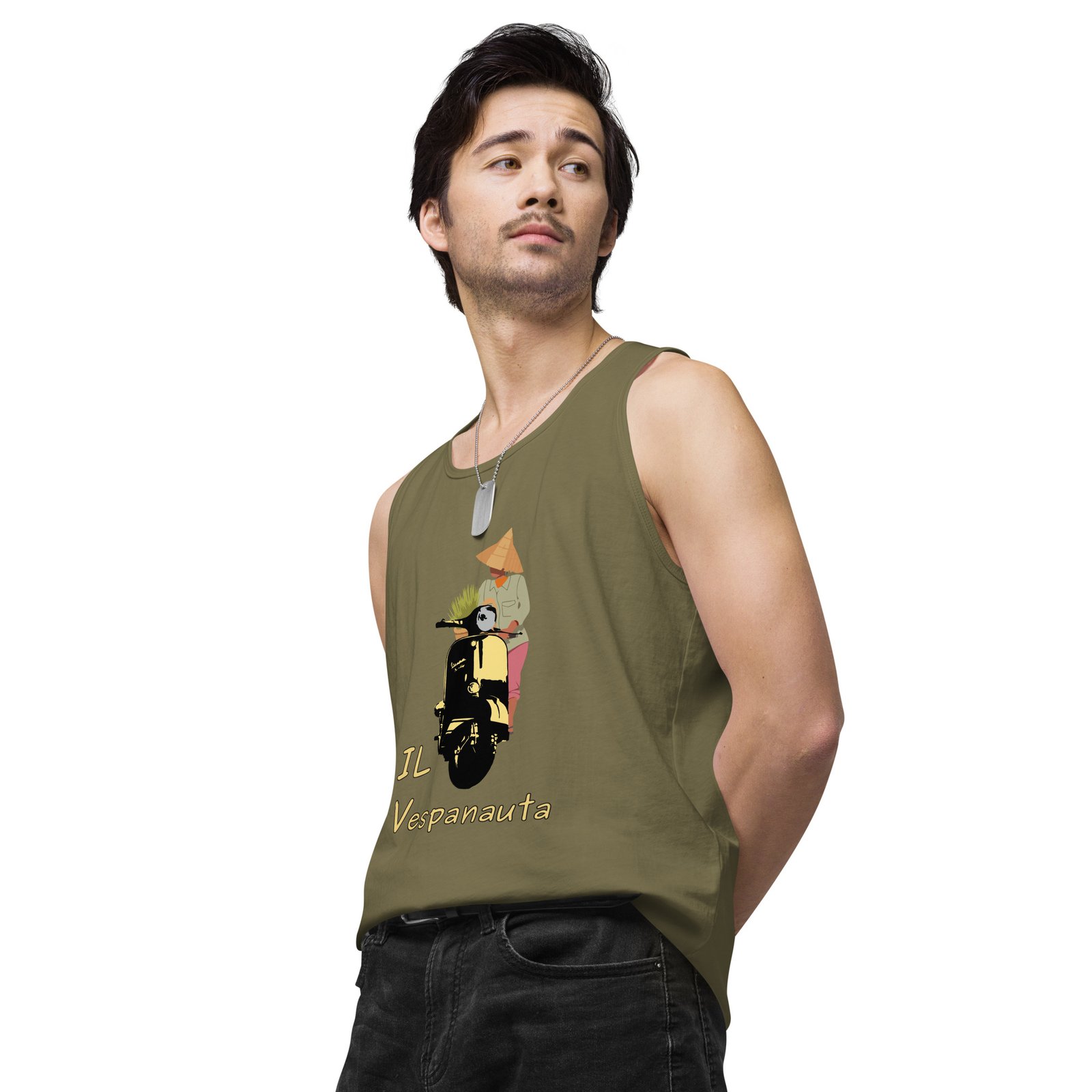 Asian Farmer - Premium Tank Top - Image 21