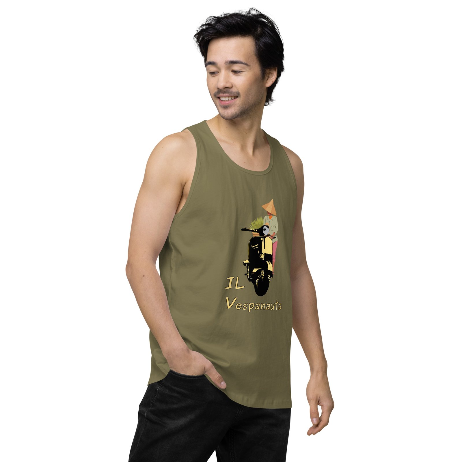 Asian Farmer - Premium Tank Top - Image 20