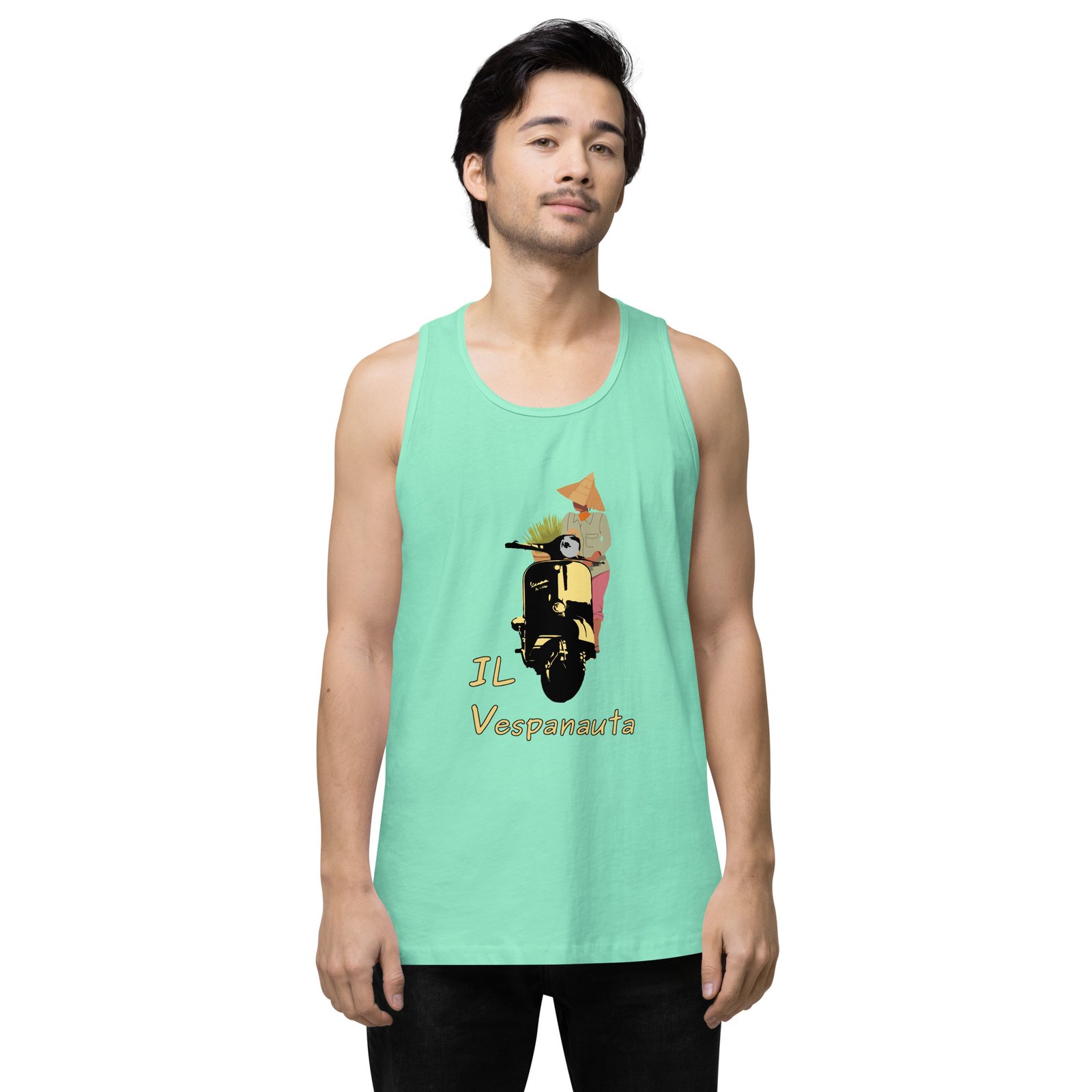 Asian Farmer - Premium Tank Top - Image 33