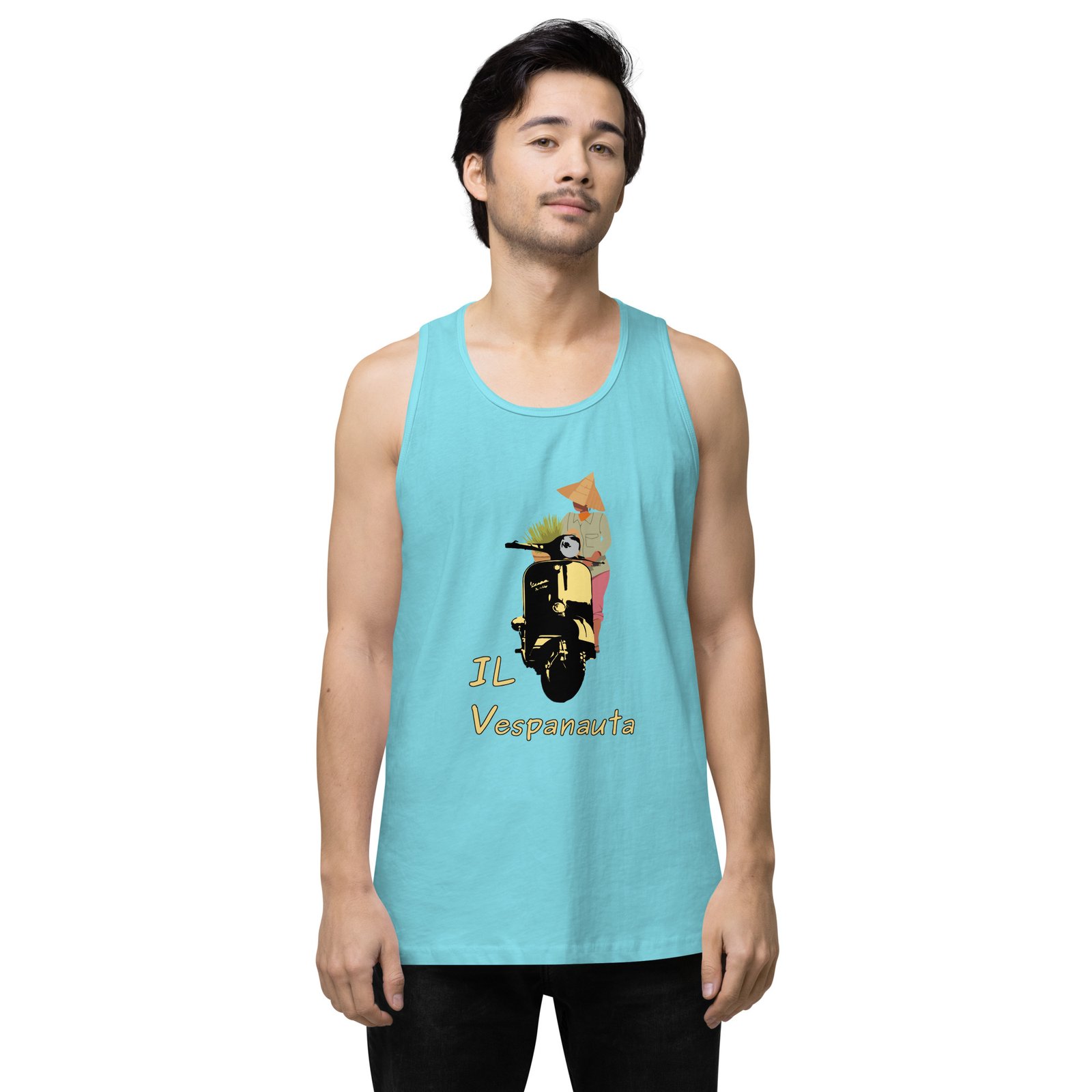 Asian Farmer - Premium Tank Top - Image 29