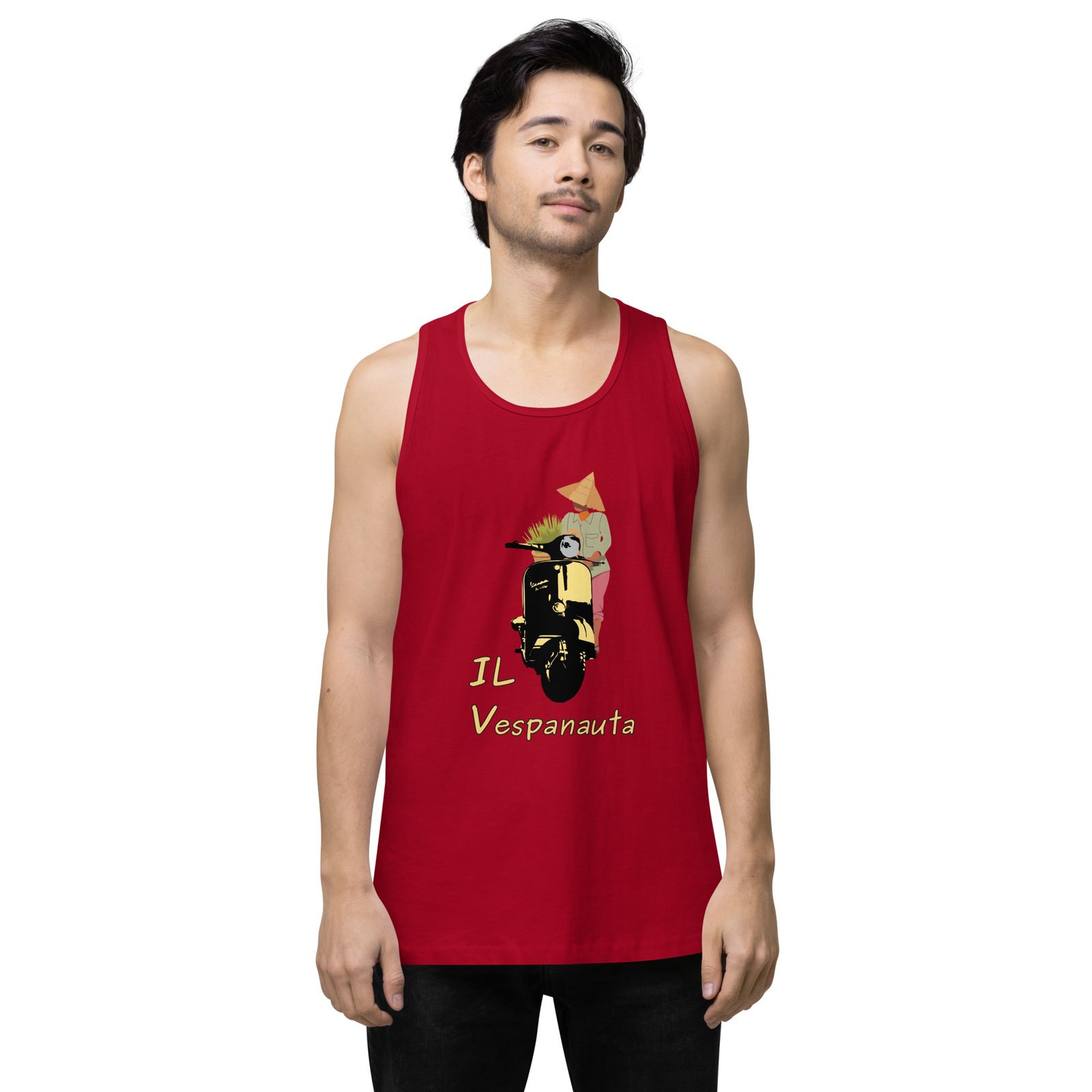 Asian Farmer - Premium Tank Top - Image 6