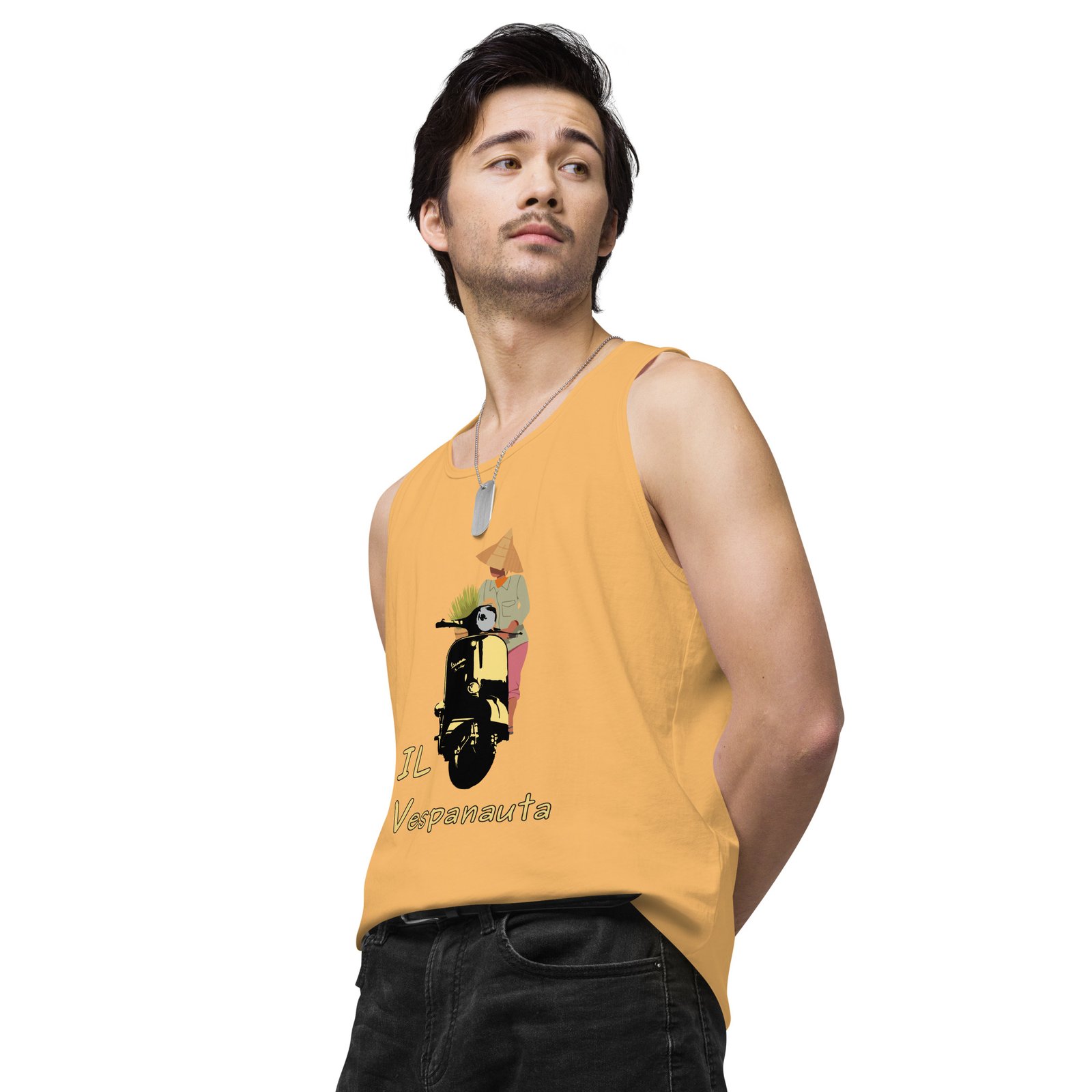Asian Farmer - Premium Tank Top - Image 28