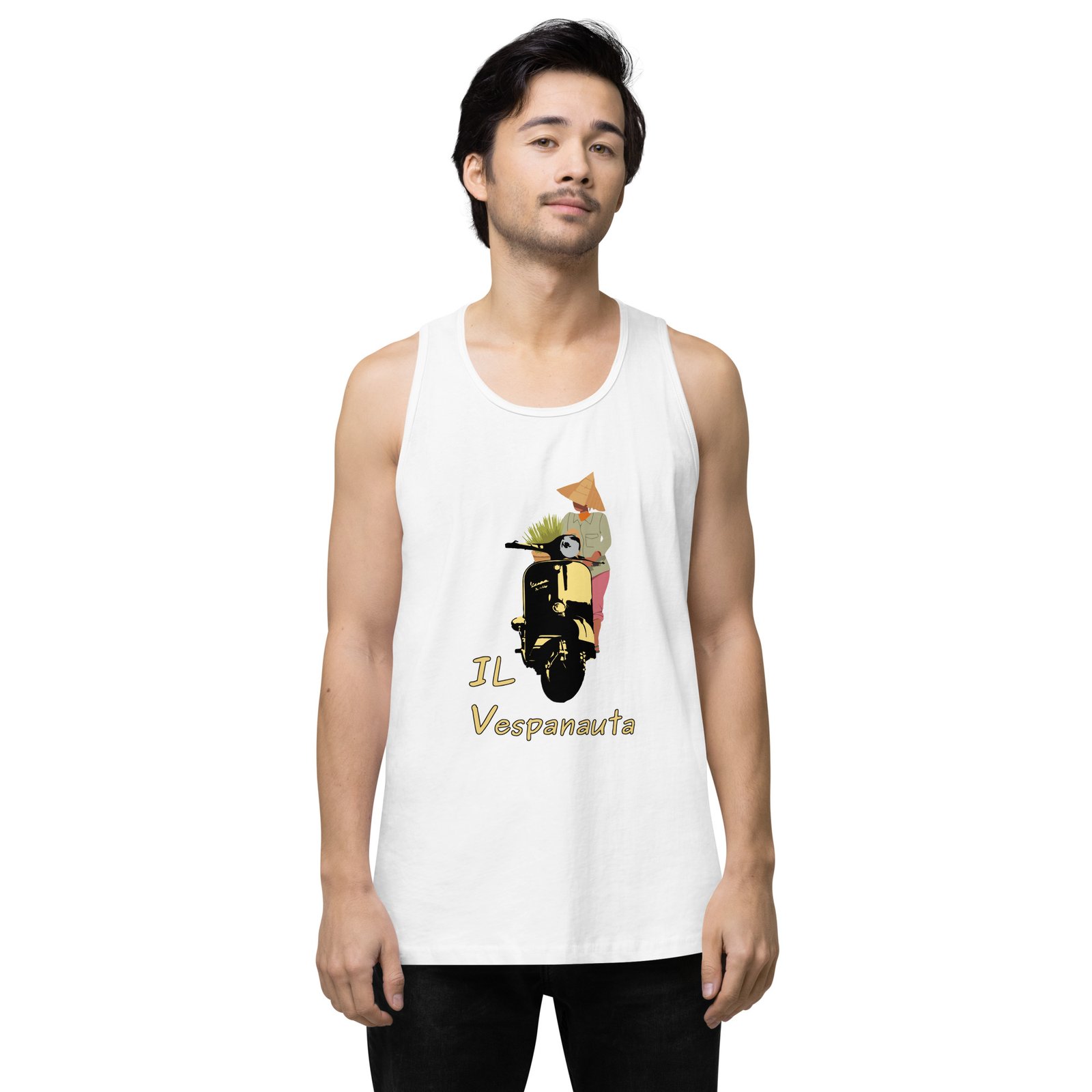 Asian Farmer - Premium Tank Top - Image 37